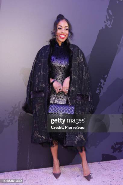 Patricia Jaggernauth attends the Shiatzy Chen Womenswear Fall/Winter 2024-2025 show as part of Paris Fashion Week on March 04, 2024 in Paris, France.