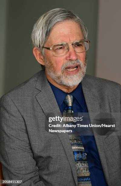 John Holdren, former science advisor to the Obama White House, is interviewed at Experimental Media and Performing Arts Center at Rensselaer...