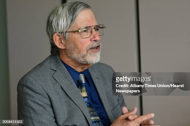 John Holdren, former science advisor to the Obama White House, is interviewed at Experimental Media and Performing Arts Center at Rensselaer...