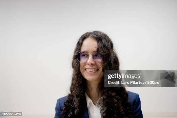 portrait of smiling businesswoman wearing glasses,corpus christi,texas,united states,usa - corpus christi stock pictures, royalty-free photos & images