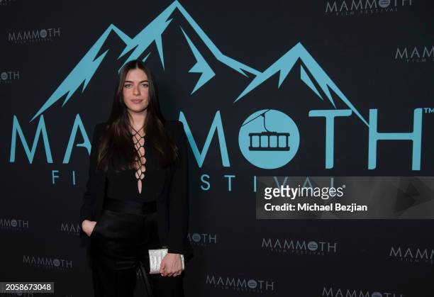 Ariana Ron Pedrique attends the Mammoth Film Festival on March 03, 2024 in Mammoth, California.