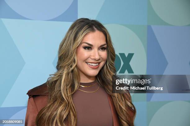 Allison Holker attends the 2024 FOX Spring Preview at Fox Studio Lot on March 04, 2024 in Los Angeles, California.