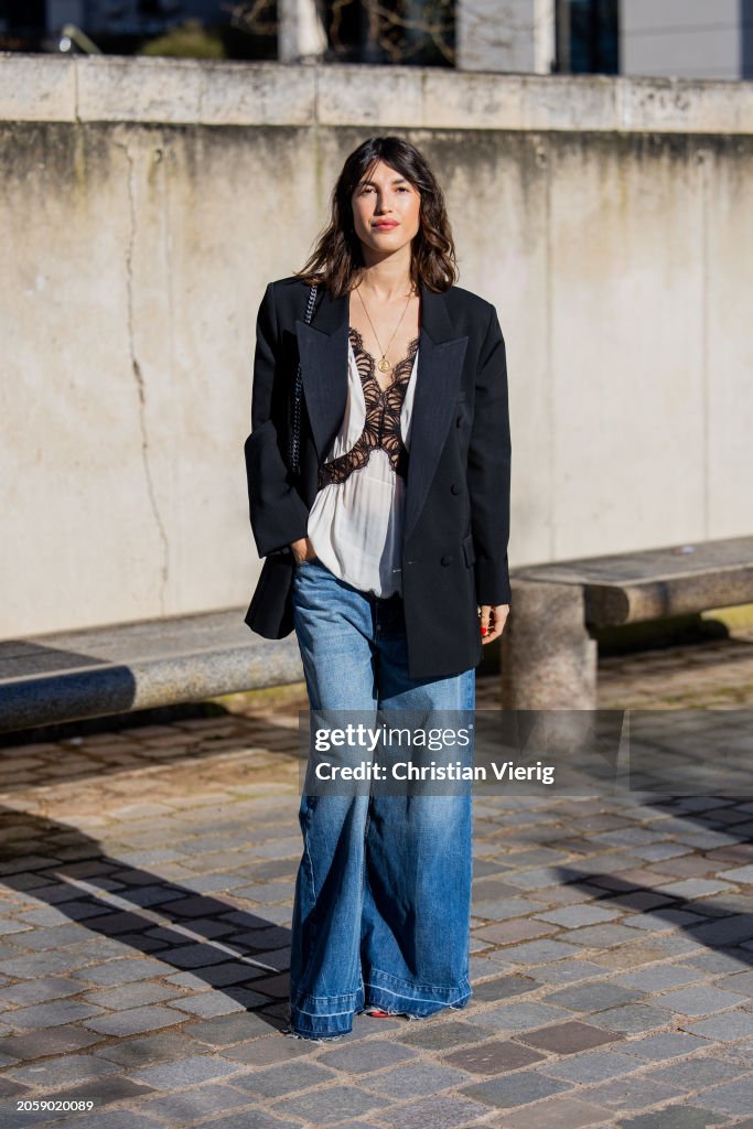 Street Style - Paris Fashion Week - Womenswear Fall/Winter 2024/2025 - Day Eight