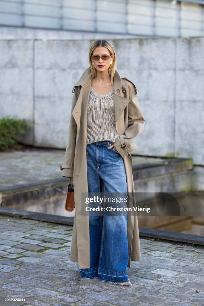 Street Style - Paris Fashion Week - Womenswear Fall/Winter 2024/2025 - Day Eight