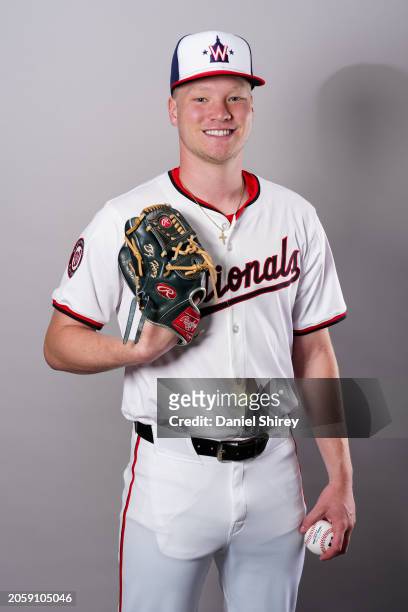 Herz of the Washington Nationals poses for a photo during the Washington Nationals Photo Day at Cacti Park at the Palm Beaches on Saturday, February...