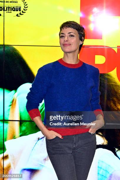 Berenice Bejo attends the "HLM Pussy" Premiere at UGC Les Halles on March 04, 2024 in Paris, France.