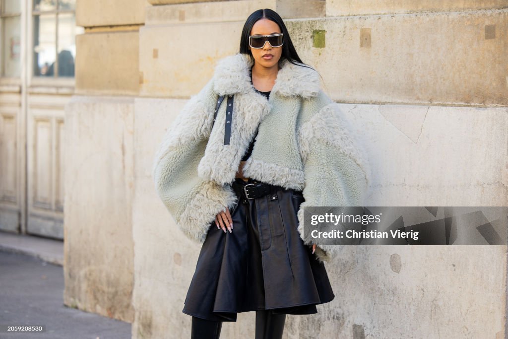 Street Style - Paris Fashion Week - Womenswear Fall/Winter 2024/2025 - Day Eight