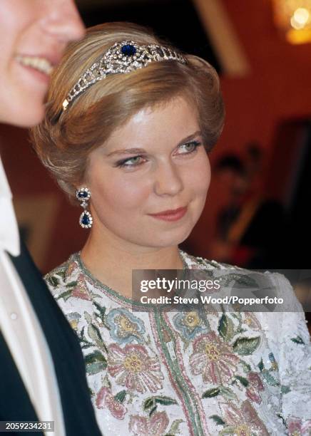 Princess Marie-Astrid of Luxembourg, photographed attending an event circa 1976.