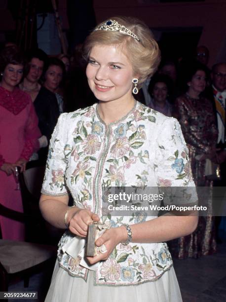 Princess Marie-Astrid of Luxembourg, photographed attending an event circa 1976.