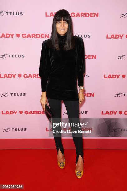Claudia Winkleman attends The Lady Garden Gala 10th anniversary at The OWO on March 7, 2024 in London, England.