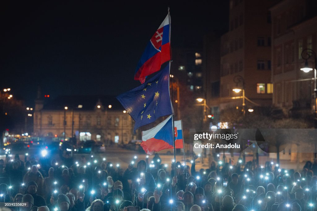 Anti-government protest in Kosice