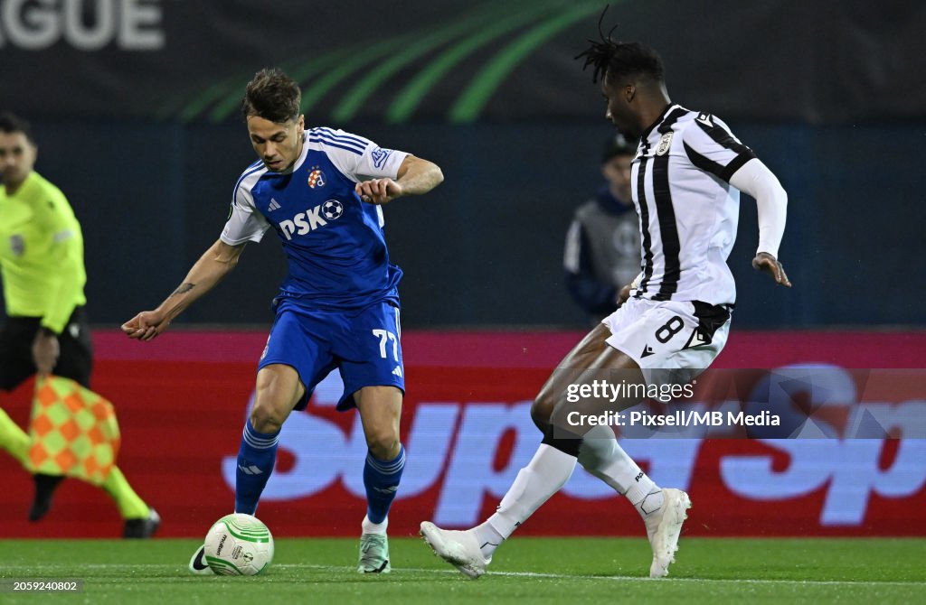 Dinamo Zagreb v PAOK Saloniki: Round of 16 First Leg - UEFA Europa Conference League 2023/24