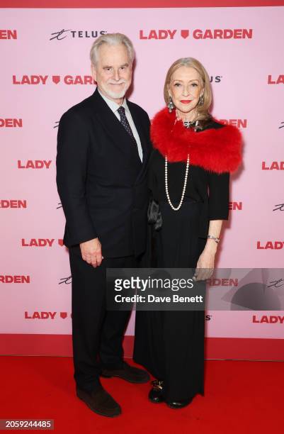 Trevor Eve and Sharon Maughan attend The Lady Garden Gala 10th anniversary at The OWO on March 7, 2024 in London, England.