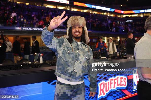 Kieth Lee during the Ruffles NBA All-Star Celebrity Game as part of NBA All-Star Weekend on Friday, February 16, 2024 at Lucas Oil Stadium in...