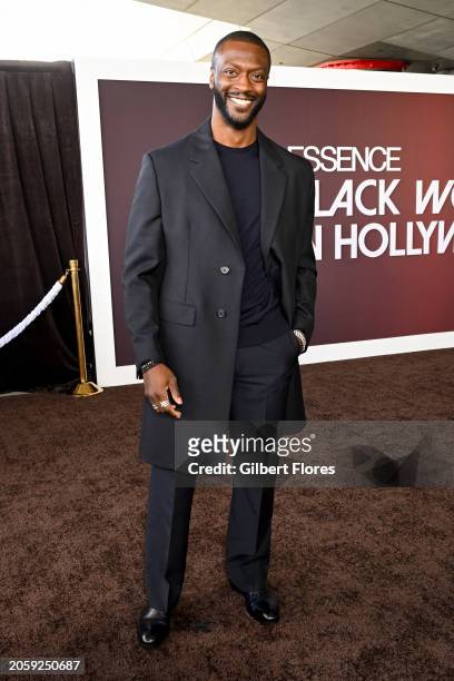 Aldis Hodge at Essence Black Women in Hollywood held at the Academy Museum of Motion Pictures on March 7, 2024 in Los Angeles, California.