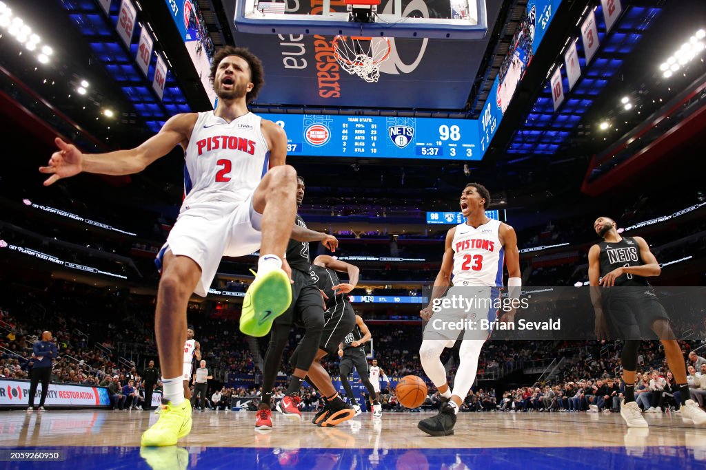 Brooklyn Nets v Detroit Pistons
