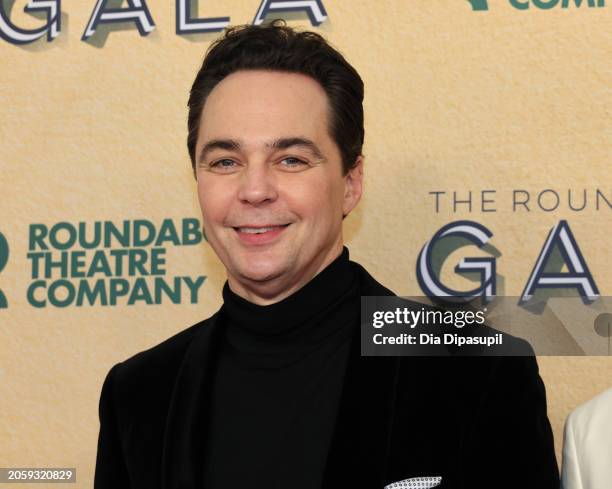 Jim Parsons attends the Roundabout Theatre Company's 2024 Gala at The Ziegfeld Ballroom on March 04, 2024 in New York City.
