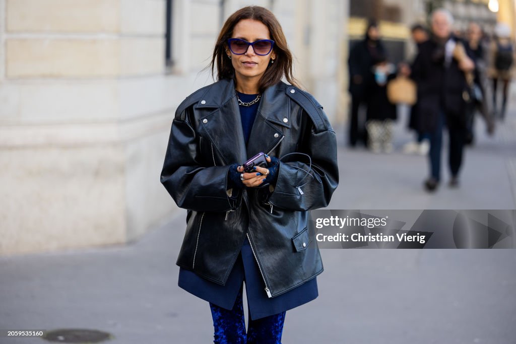 Street Style - Paris Fashion Week - Womenswear Fall/Winter 2024/2025 - Day Eight