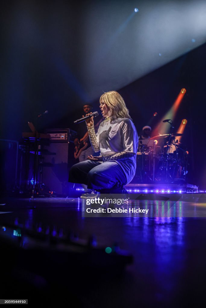 Renee Rapp Stage Layout Reneé Rapp performs at The 3Olympia Theatre Dublin on March 04, 2024 ...