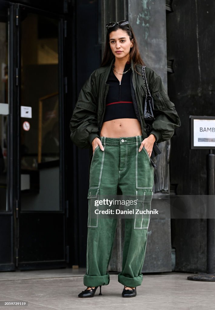 Street Style - Paris Fashion Week - Womenswear Fall/Winter 2024/2025 - Day Eight