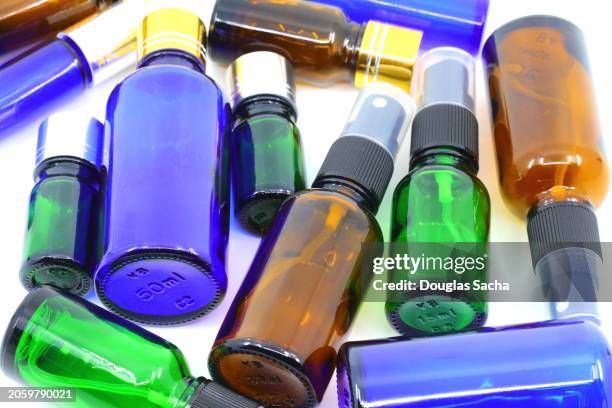 eco cosmetics type essential oils - mist diffuser stock pictures, royalty-free photos & images