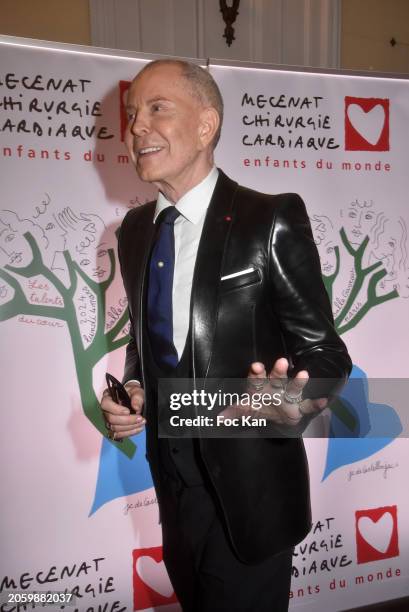 Jean Claude Jitrois attends the “Les Talents Du Coeur" Auction Concert to Benefit Mecenat Chirurgie Cardiaque at Salle Gaveau on March 04, 2024 in...