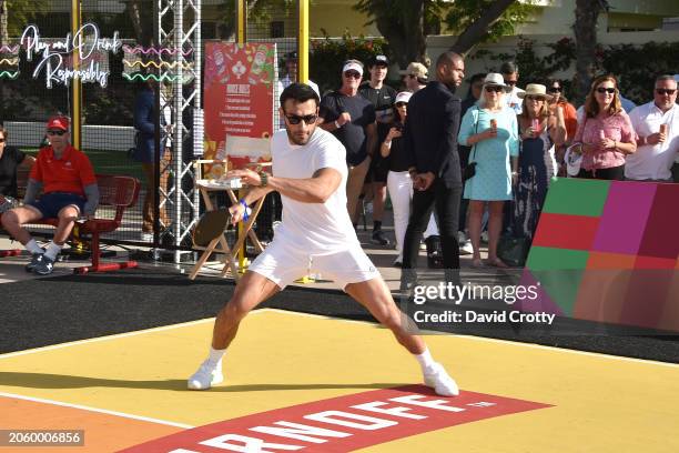 Sam Asghari attends the Desert Smash Celebrity Pickleball Challenge Hosted By Colton Underwood at La Quinta Resort and Club, A Waldorf Astoria Resort...