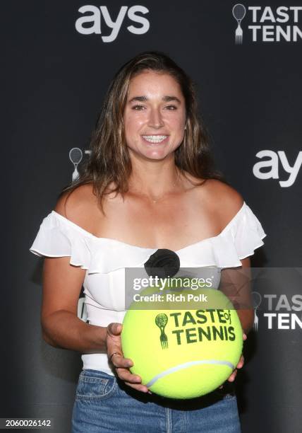 Caroline Dolehide attends Taste Of Tennis Indian Wells 2024 at Hyatt Indian Wells Resort & Spa on March 04, 2024 in Indian Wells, California.