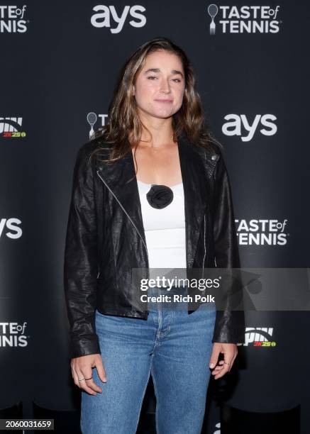 Caroline Dolehide attends Taste Of Tennis Indian Wells 2024 at Hyatt Indian Wells Resort & Spa on March 04, 2024 in Indian Wells, California.