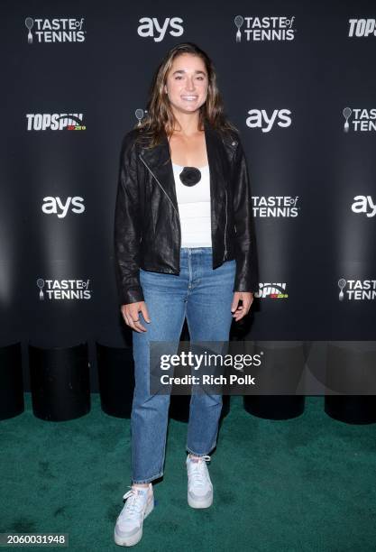 Caroline Dolehide attends Taste Of Tennis Indian Wells 2024 at Hyatt Indian Wells Resort & Spa on March 04, 2024 in Indian Wells, California.