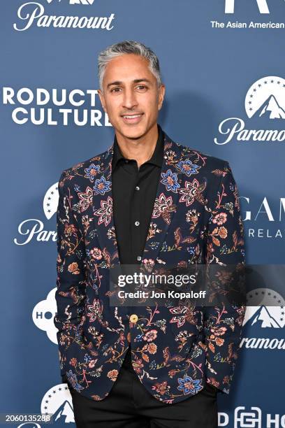 Maulik Pancholy attends "South Asians At The Oscars" Pre-Oscars Party at Paramount Studios on March 04, 2024 in Los Angeles, California.