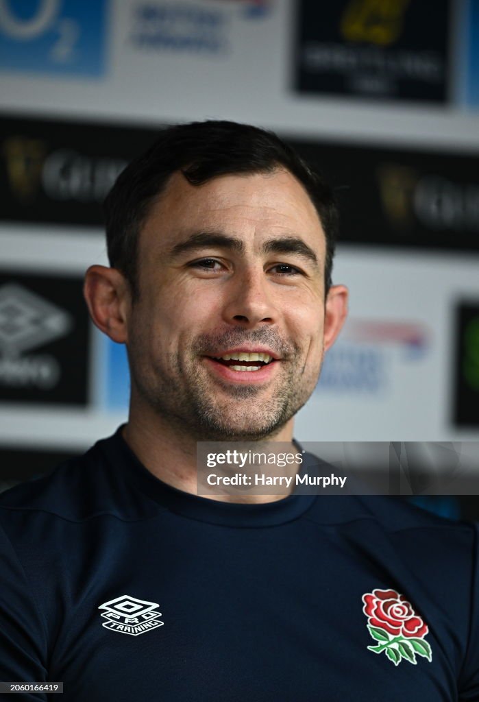 Felix Crapper Rugby London , United Kingdom - 8 March 2024; England defence coach Felix ...