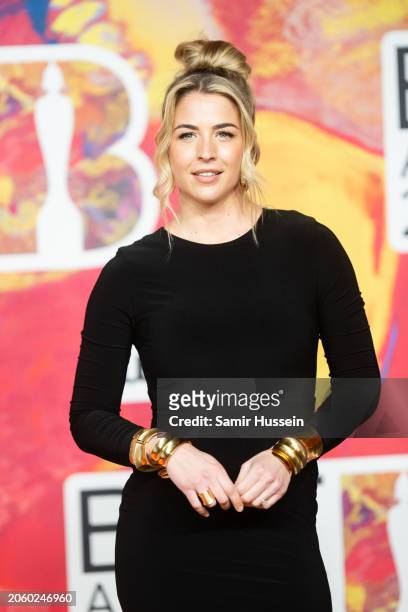 Gemma Atkinson attends the BRIT Awards 2024 at The O2 Arena on March 02, 2024 in London, England.