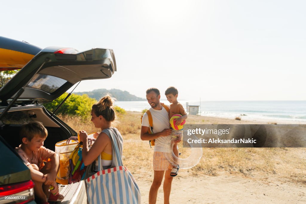 A perfect beach is only a car-ride away!
