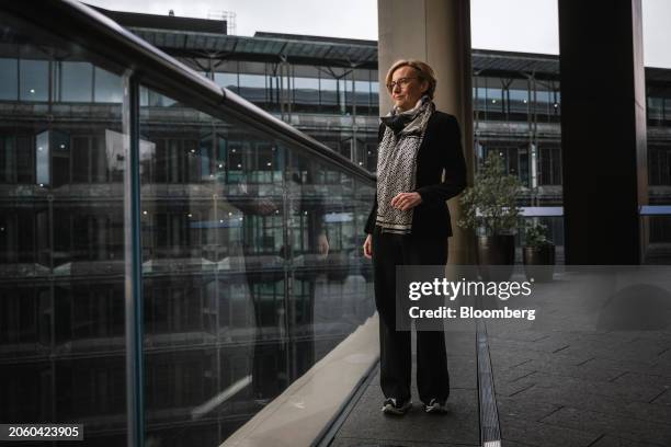 Margherita Della Valle, chief executive officer of Vodafone Group Plc, in London, UK, on Tuesday, March 5, 2024. Valle is one of a small number of...