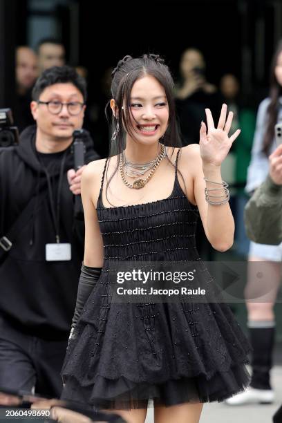 Jennie of Blackpink attends the Chanel Womenswear Fall/Winter 2024-2025 show as part of Paris Fashion Week on March 05, 2024 in Paris, France.