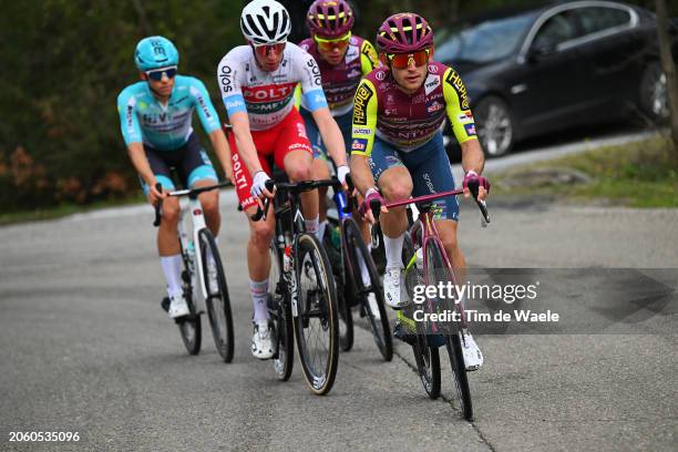 Filippo Magli of Italy and Team VF Group - Bardiani CSF - Faizane, Davide Bais of Italy and Team Polti-Kometa, Jan Stockli of Switzerland and Team...