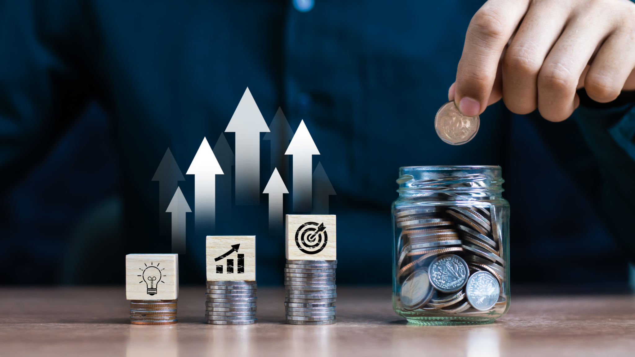 Successful career takeoff. Profitable investment, business concept. Businessman using tablet analyzing sales data and economic growth graph chart. Business strategy. Abstract icon. Digital marketing. Successful career takeoff. Profitable investment, business concept. Businessman using tablet analyzing sales data and economic growth graph chart. Business strategy. Abstract icon. Digital marketing.