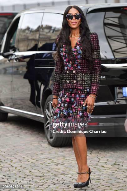 Naomi Campbell attends the Chanel Womenswear Fall/Winter 2024-2025 show as part of Paris Fashion Week on March 05, 2024 in Paris, France.