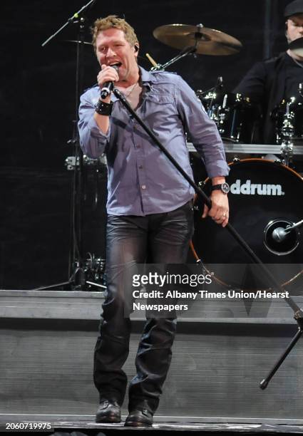 Country music singer Craig Morgan performs during a concert at the Times Union Center in Albany, NY on March 12, 2010.