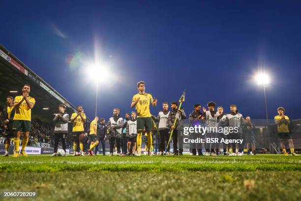 Michael Verrips of Fortuna Sittard, Ivo Pinto of Fortuna Sittard, Rodrigo Guth of Fortuna Sittard, Dimitrios Siovas of Fortuna Sittard, Mitchell...