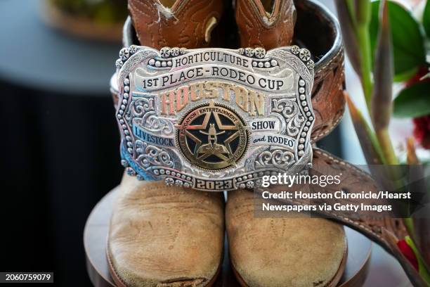 An entry in the Texas Tables contest is seen Sunday, March 3 at the Houston Livestock Show and Rodeo at NRG Center in Houston.