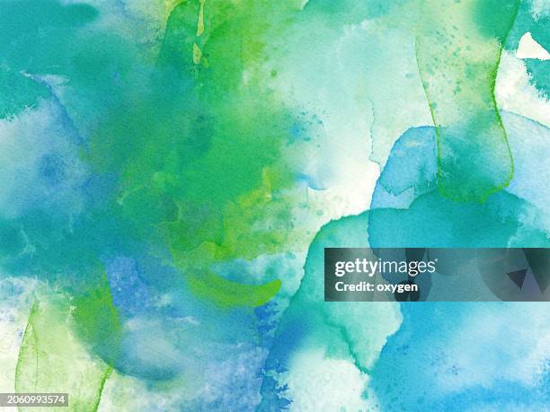 abstract  watercolor background. blue aqua paint, hand draw brush strokes art design template - navy watercolor swatch stockfoto's en -beelden