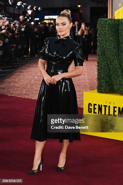 Chanel Cresswell attends the UK Series Global Premiere of new Netflix series "The Gentlemen" at the Theatre Royal Drury Lane on March 05, 2024 in...