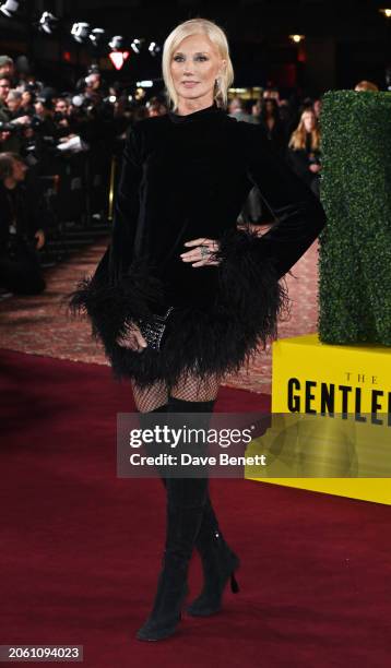 Joely Richardson attends the UK Series Global Premiere of new Netflix series "The Gentlemen" at the Theatre Royal Drury Lane on March 05, 2024 in...