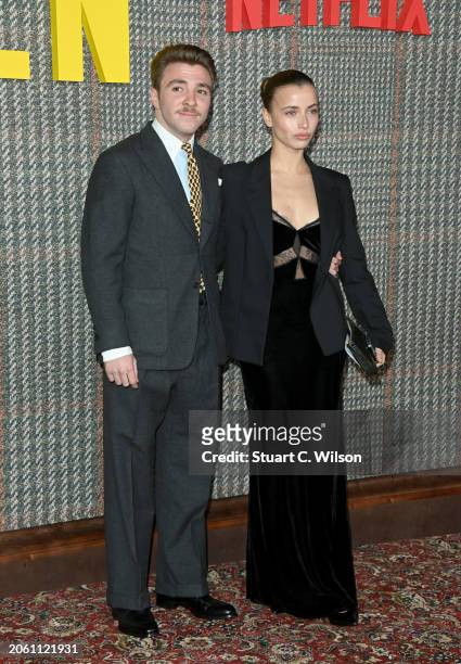 Rocco Ritchie attends the UK series global premiere of "The Gentlemen" at the Theatre Royal Drury Lane on March 05, 2024 in London, England.