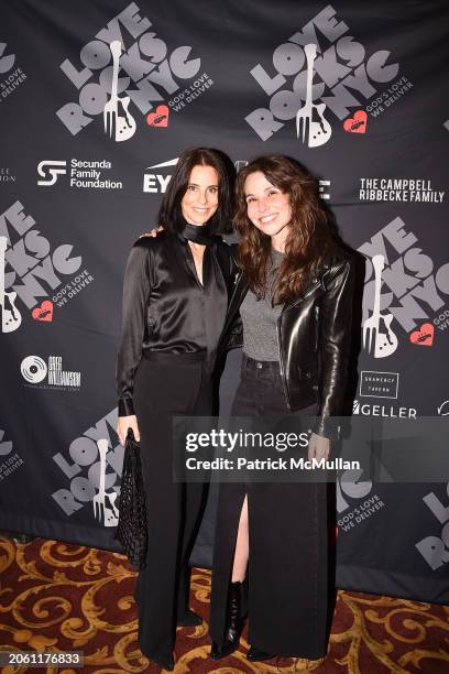 Joyce Varvatos and Katy Williamson attend Love Rocks NYC Rehearsal Night at Beacon Theatre on March 6, 2024 in New York City.