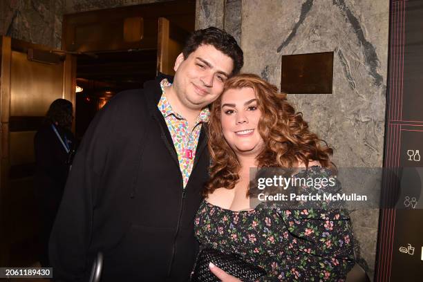 Brett Yulman and Anne Marie Carlson attend Love Rocks NYC Rehearsal Night at Beacon Theatre on March 6, 2024 in New York City.