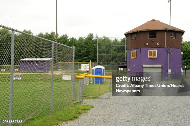 Fields and the concession stand at Abner Doubleday Field on Monday, July 1, 2013 in Ballston Spa, N.Y. John Freeman, an umpire, was allegedly...
