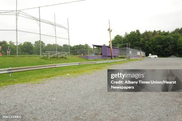 Parking lot at Abner Doubleday Field on Monday, July 1, 2013 in Ballston Spa, N.Y. John Freeman, an umpire, was allegedly attacked there by a...